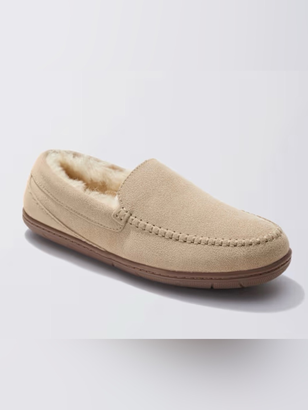 Bombas Women's Suede Moccasin Slipper - Tan Sand